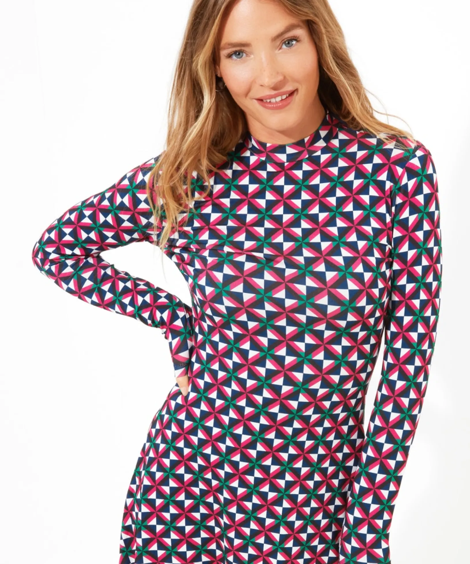 kara_printed_jersey_dress_4.webp Dresses | Sale Dresses | Women's | Women's Joe Browns Kara Printed Jersey Dress Multi