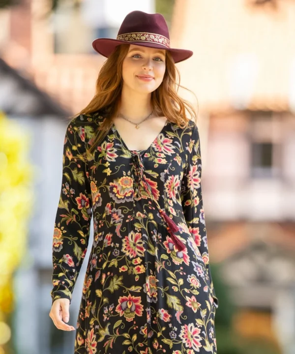Accessories & Jewellery | Women's Joe Browns Keep It Sleek Wool Fedora Burgundy