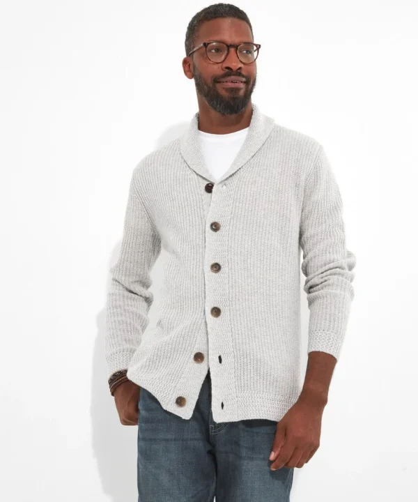 Shop Men's Collection | Knitwear & Jumpers | Top Picks | Men,s Joe Browns Keeping It Cool Cardigan Grey