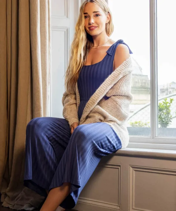 Pyjamas & Loungewear | Jumpsuits | Jeans & Trousers | Sale Pyjamas & Loungewear | Sale Jeans & Trousers | Women's | Women's | Women's | Women's | Women's Joe Browns Kick Back Relax Jumpsuit Blue