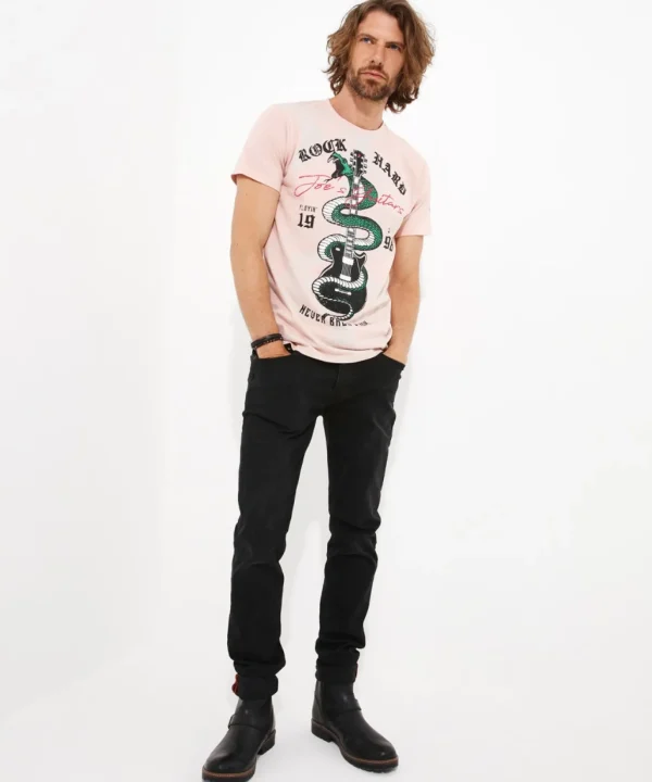 Shop Men's Collection | Graphic T-Shirts | Tops & T-Shirts | Sale Tops & T-Shirts | Top Picks | Top Picks | Men，s | Men，s Joe Browns King Cobra Tee Pink