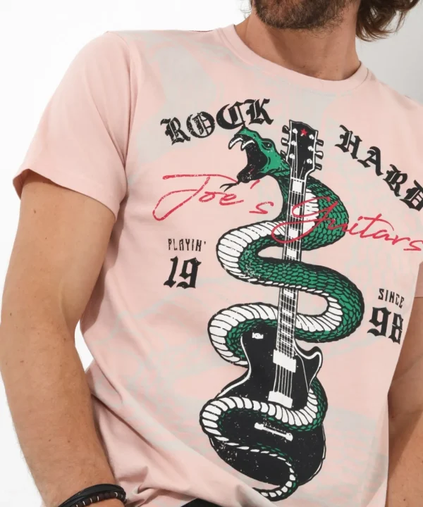 Shop Men's Collection | Graphic T-Shirts | Tops & T-Shirts | Sale Tops & T-Shirts | Top Picks | Top Picks | Men，s | Men，s Joe Browns King Cobra Tee Pink