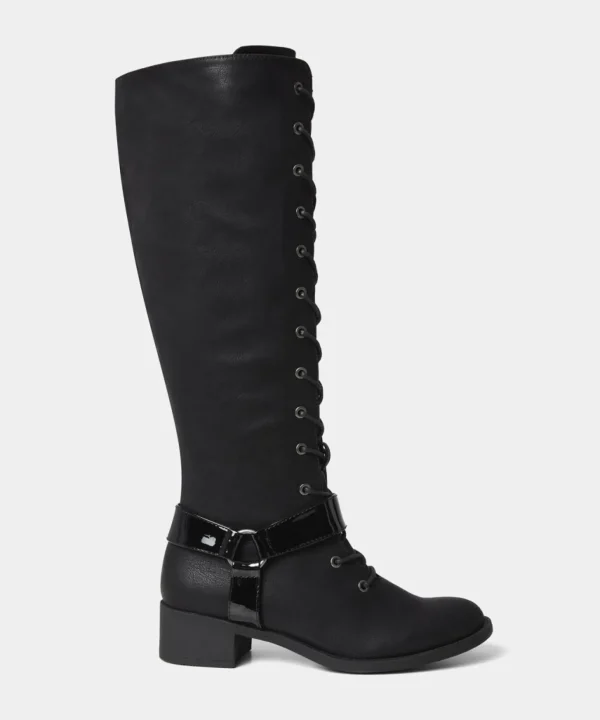 Knee High Boots | Boots & Shoes | Top Picks | Women's Joe Browns Liberty Street Lace Up Boots Black