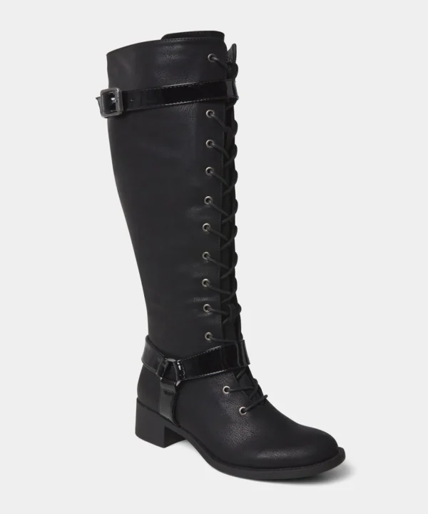 Knee High Boots | Boots & Shoes | Top Picks | Women's Joe Browns Liberty Street Lace Up Boots Black