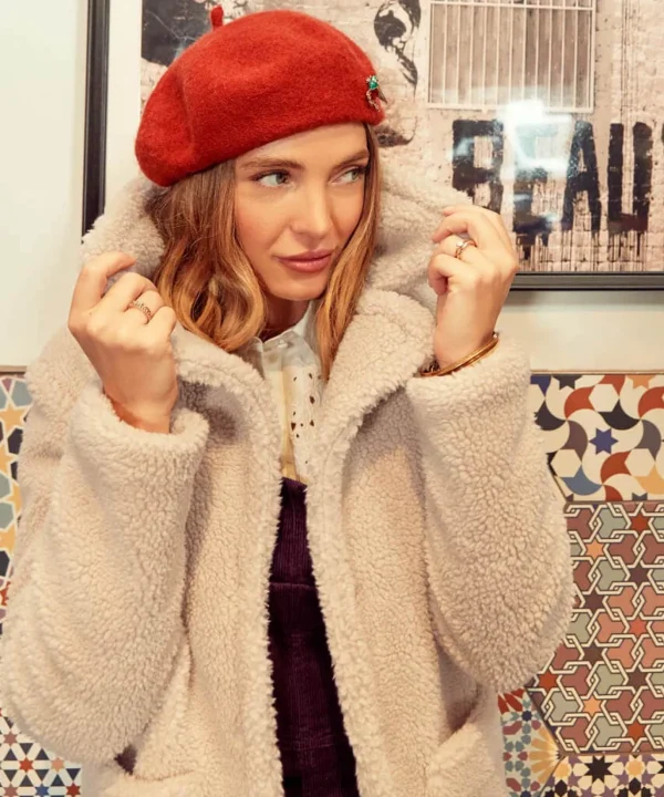 Accessories & Jewellery | Women's Joe Browns Lille City Wool Beret Rust / Hot Pink / Mustard