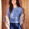 Pyjamas & Loungewear | Tops, Tunics & Blouses | Sale Pyjamas & Loungewear | Sale Tops, Tunics & Blouses | Women's | Women's | Women's | Women's Joe Browns Live Wild Forever Tee Blue