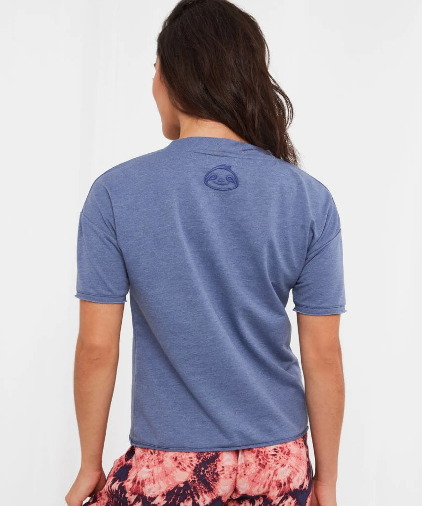 live_wild_forever_tee_4.webp Pyjamas & Loungewear | Tops, Tunics & Blouses | Sale Pyjamas & Loungewear | Sale Tops, Tunics & Blouses | Women's | Women's | Women's | Women's Joe Browns Live Wild Forever Tee Blue