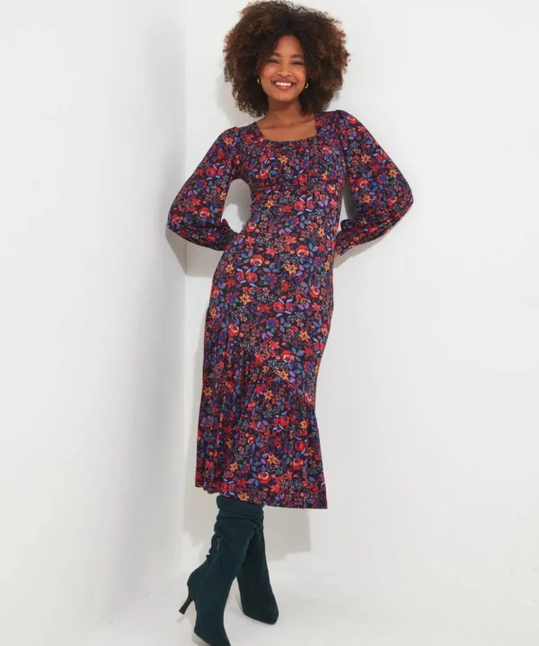 Shop Women's Collection | Midi Dresses | Maxi Dresses | Boho Dresses | Occasion Outfits | Petite | Dresses | Sale Dresses | Top Picks | Top Picks | Top Picks | Top Picks | Top Picks | Women's | Women's | Women's Joe Browns Lola Floral Jersey Dress Multi