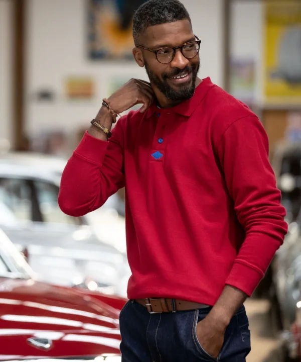 Shop Men's Collection | Henley Tops | Tops & T-Shirts | Sale Tops & T-Shirts | Top Picks | Men,s | Men,s | Men,s Joe Browns Long Sleeve Perfect Polo Red / Purple