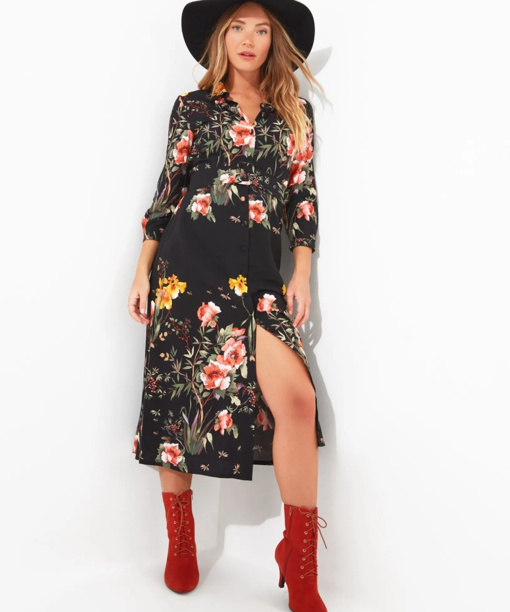 louisa_border_print_dress_0.webp Shop Women's Collection | Vintage & Retro Dresses | Midi Dresses | Party Dresses | Dresses | Sale Dresses | Top Picks | Top Picks | Top Picks | Top Picks | Women's | Women's Joe Browns Louisa Border Print Dress Black