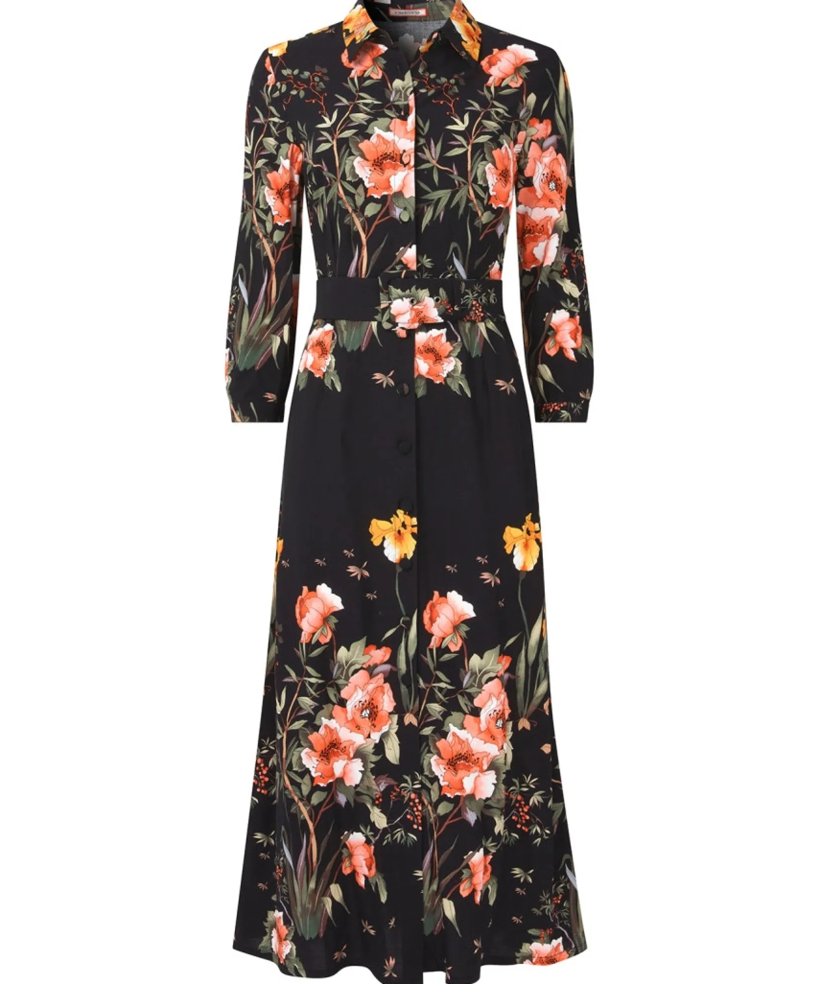 louisa_border_print_dress_1.webp Shop Women's Collection | Vintage & Retro Dresses | Midi Dresses | Party Dresses | Dresses | Sale Dresses | Top Picks | Top Picks | Top Picks | Top Picks | Women's | Women's Joe Browns Louisa Border Print Dress Black