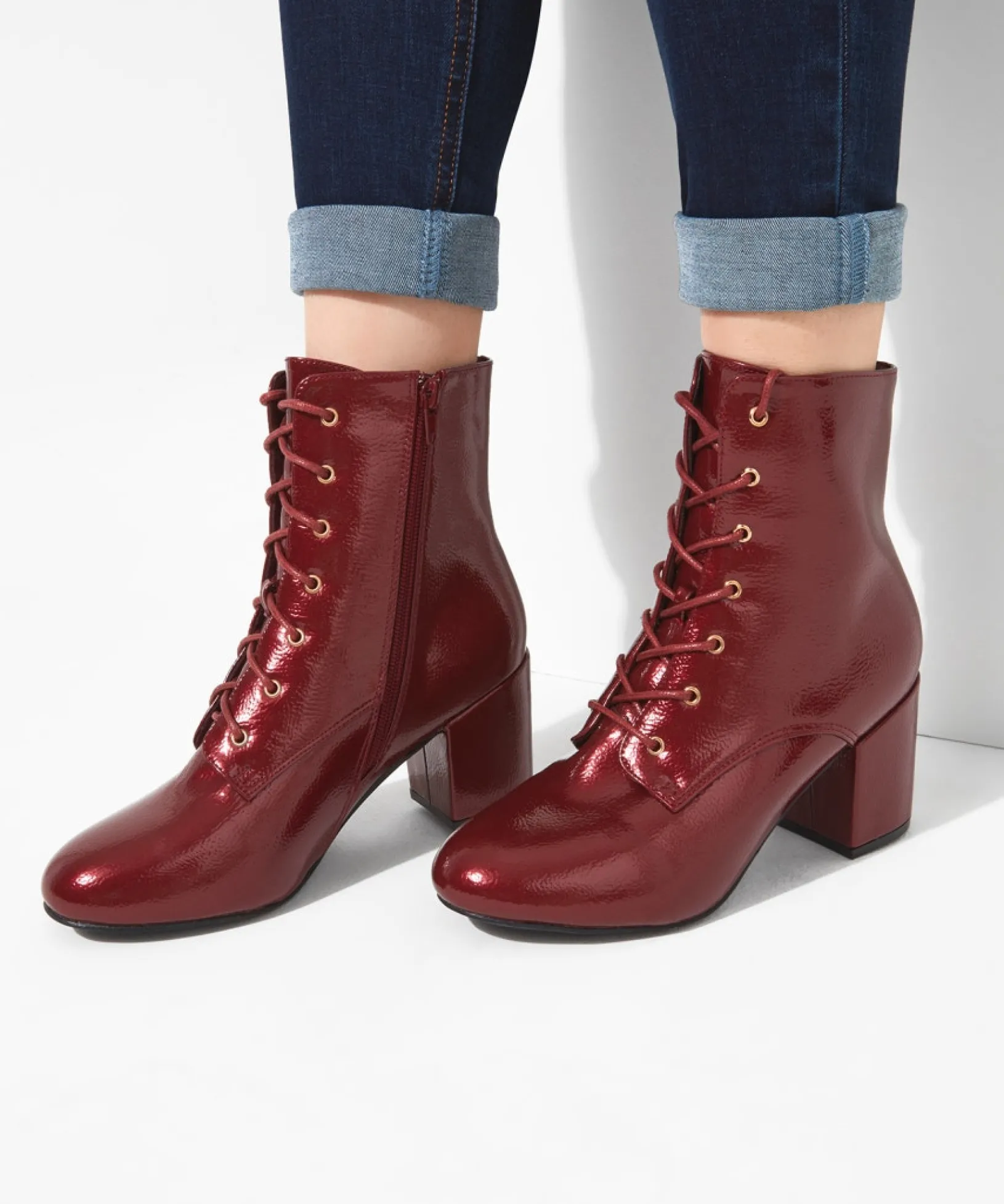 love_letter_patent_boots_1.webp Knee High Boots | Ankle Boots | Party Footwear | Boots & Shoes | Top Picks | Top Picks | Top Picks | Women's Joe Browns Love Letter Patent Boots Red