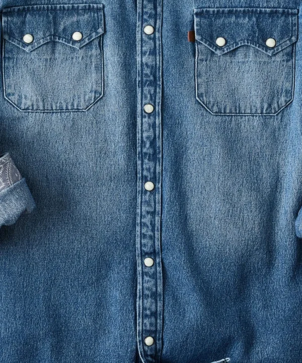 Shirts | Men,s Joe Browns Loved And Lived In Denim Shirt Blue