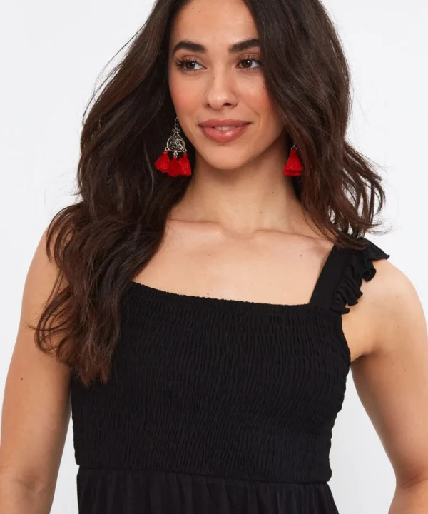 Sale Tops, Tunics & Blouses | Women's Joe Browns Lovely Shirred Top Black / White