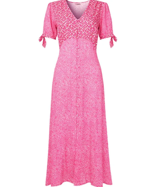 Sale Dresses | Women's Joe Browns Lucy Mix and Match Midi Dress Pink