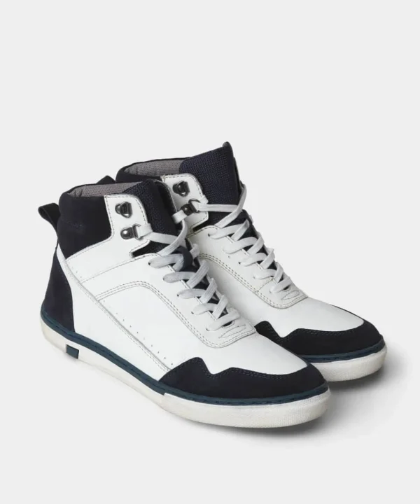 Trainers & Pumps | Boots | Boots & Shoes | Top Picks | Top Picks | Men，s Joe Browns Lyrics Leather High Top Boots White