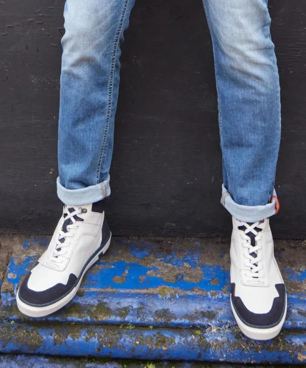 Trainers & Pumps | Boots | Boots & Shoes | Top Picks | Top Picks | Men，s Joe Browns Lyrics Leather High Top Boots White