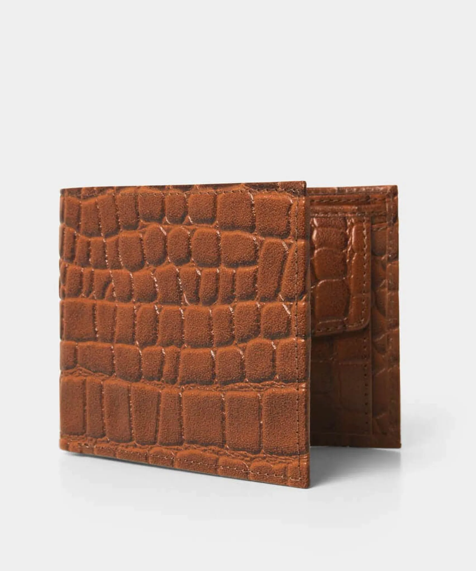 mens_croc_buff_calf_leath_0.webp Sale Accessories | Men,s Joe Browns Men's Croc Buff Calf Leather Wallet Tan
