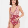Swimwear | Women's Joe Browns Mexicano Boho Tankini Top Raspberry Multi