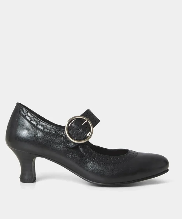 Boots & Shoes | Women's Joe Browns Mimi Leather Mary Jane Shoes Black