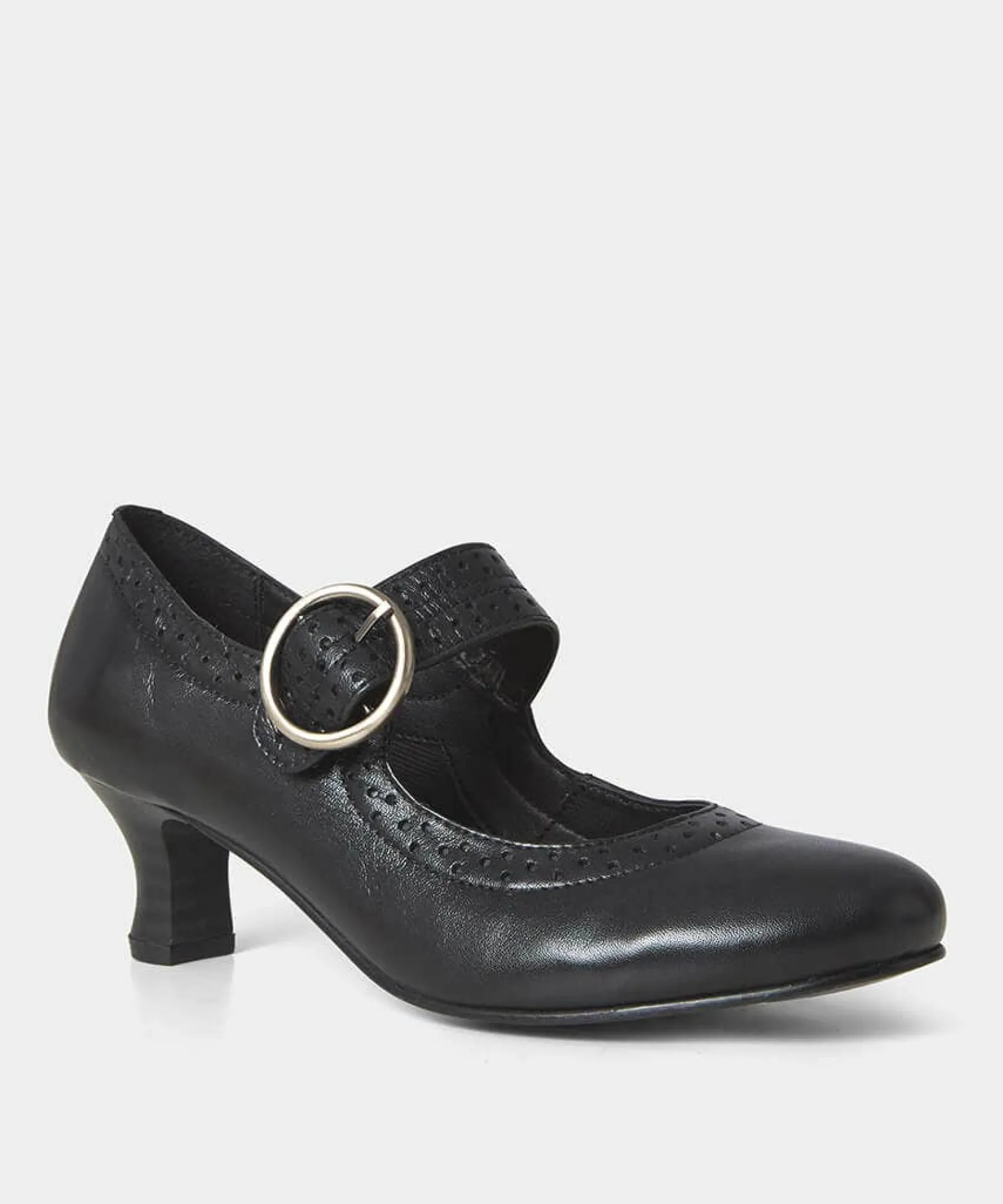 mimi_leather_mary_jane_sh_2.webp Boots & Shoes | Women's Joe Browns Mimi Leather Mary Jane Shoes Black