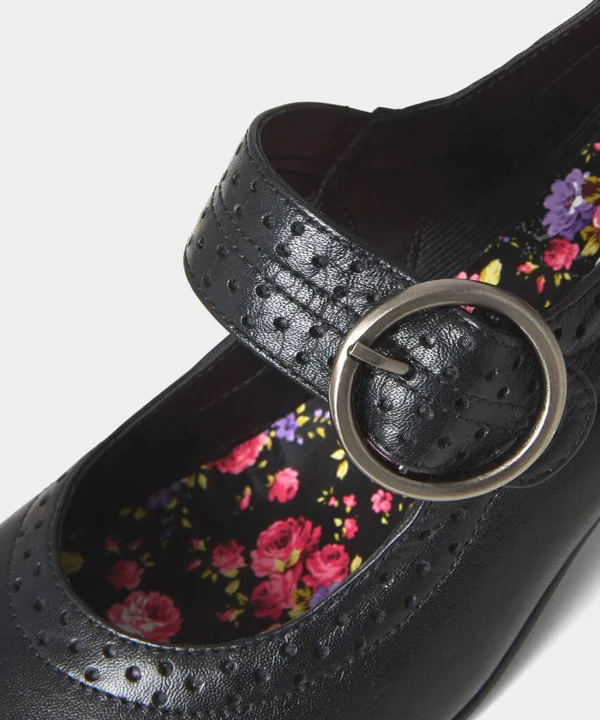 Boots & Shoes | Women's Joe Browns Mimi Leather Mary Jane Shoes Black