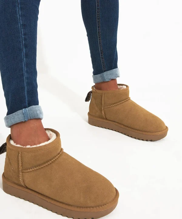 Ankle Boots | Gifts | Boots & Shoes | Top Picks | Women's | Women's Joe Browns Mini Snug Suede Boots Tan
