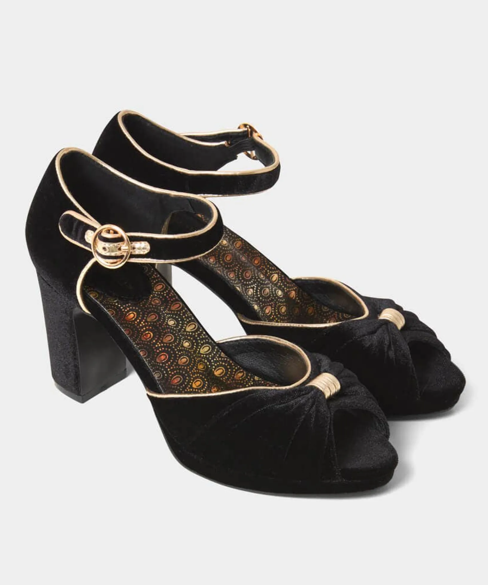 misty_velvet_shoes_3.webp Party Footwear | Gifts | Boots & Shoes | Sale Boots & Shoes | Top Picks | Women's | Women's | Women's Joe Browns Misty Velvet Shoes Black