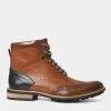 Brogues | Boots | Boots & Shoes | Top Picks | Top Picks | Men,s Joe Browns Mix Up Premium Leather Boots Tan Multi