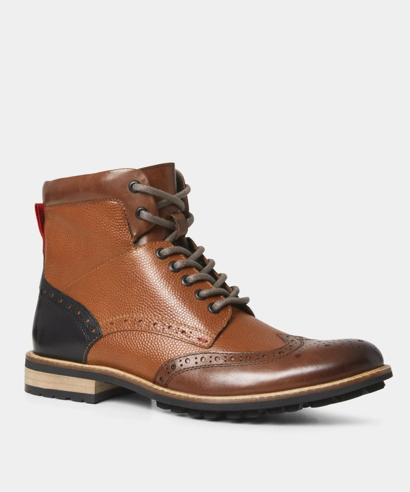 mix_up_premium_leather_bo_2.webp Brogues | Boots | Boots & Shoes | Top Picks | Top Picks | Men,s Joe Browns Mix Up Premium Leather Boots Tan Multi