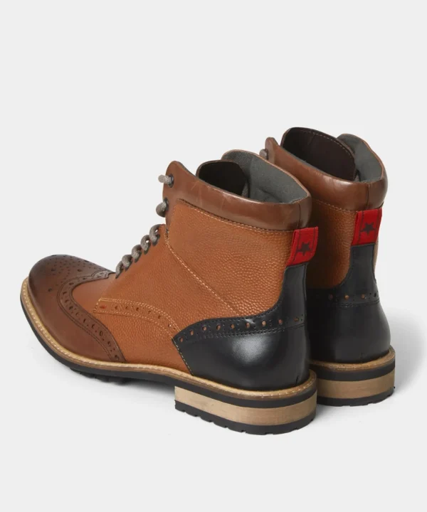 Brogues | Boots | Boots & Shoes | Top Picks | Top Picks | Men,s Joe Browns Mix Up Premium Leather Boots Tan Multi