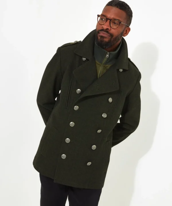 Shop Men's Collection | Coats & Jackets | Sale Coats & Jacket | Top Picks | Men,s | Men,s Joe Browns Mixing It Up Military Coat Green