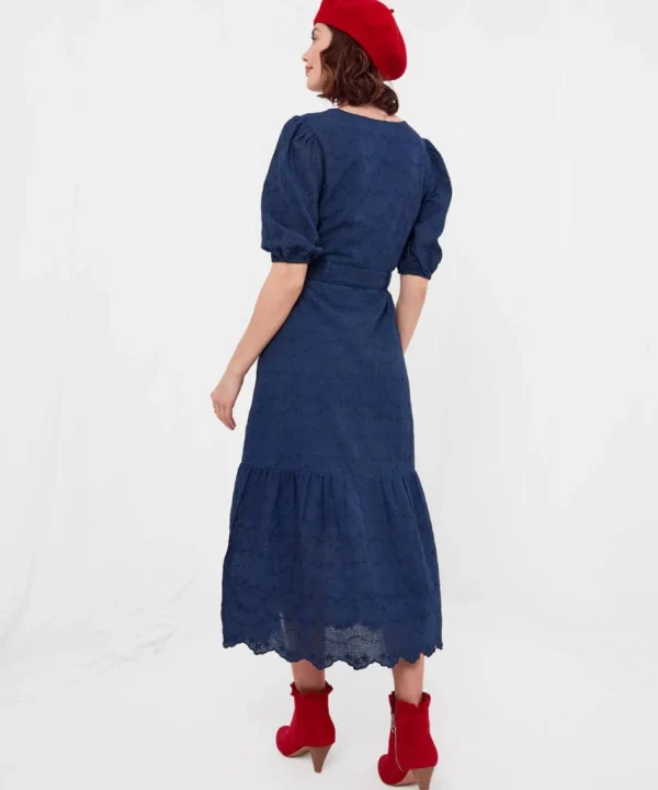 Sale Dresses | Women's Joe Browns Molly Broderie Belted Dress Navy