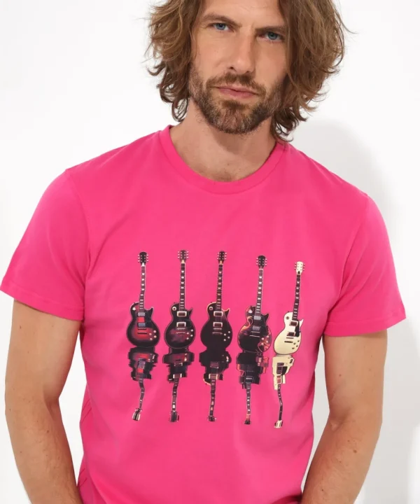 Shop Men's Collection | Graphic T-Shirts | Tops & T-Shirts | Sale Tops & T-Shirts | Top Picks | Top Picks | Men,s | Men,s Joe Browns Music Reflect Tee Pink