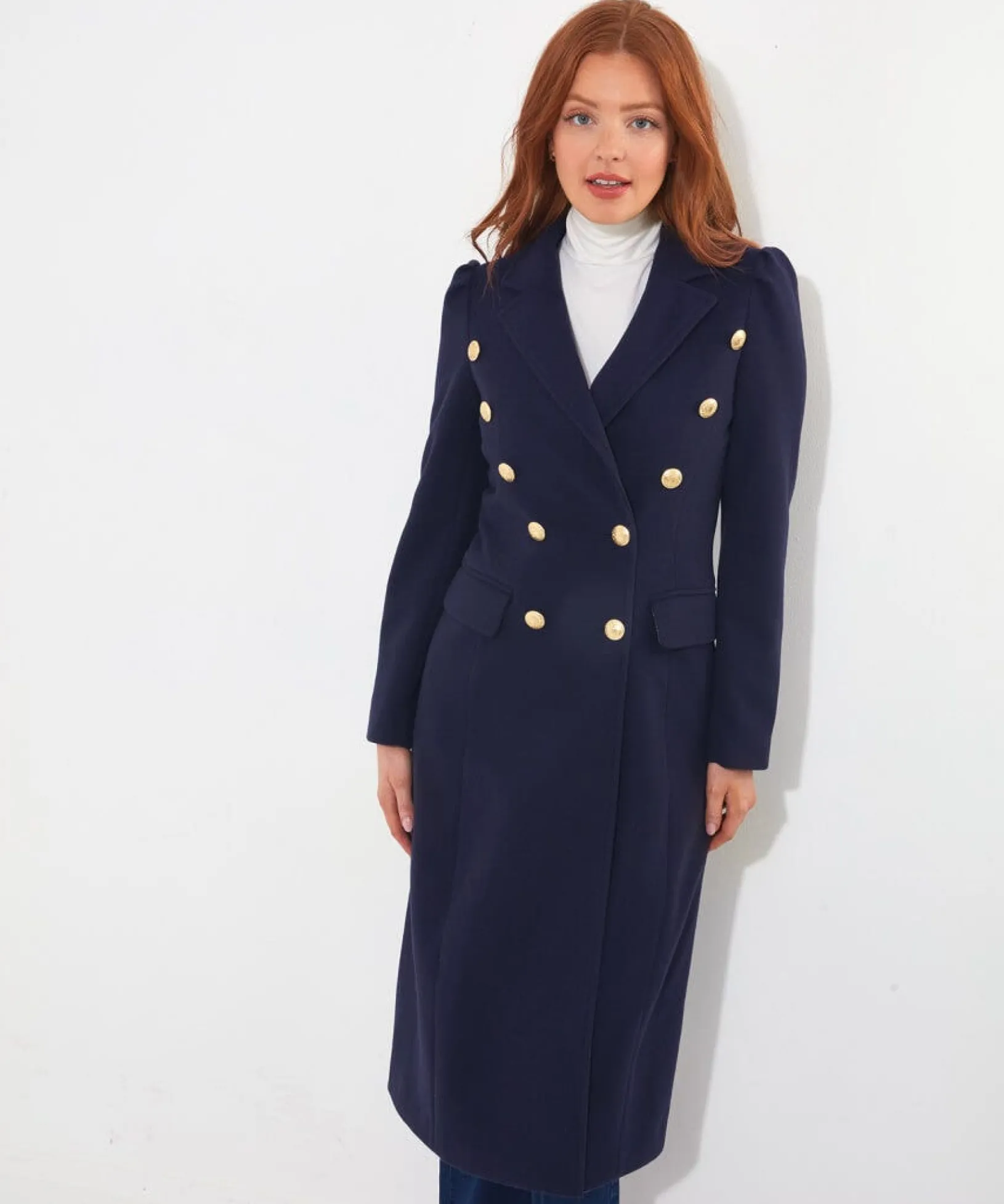 must_have_military_coat_0.webp Shop Women's Collection | Occasion Outfits | Coats & Jackets | Top Picks | Top Picks | Women's Joe Browns Must Have Military Coat Navy