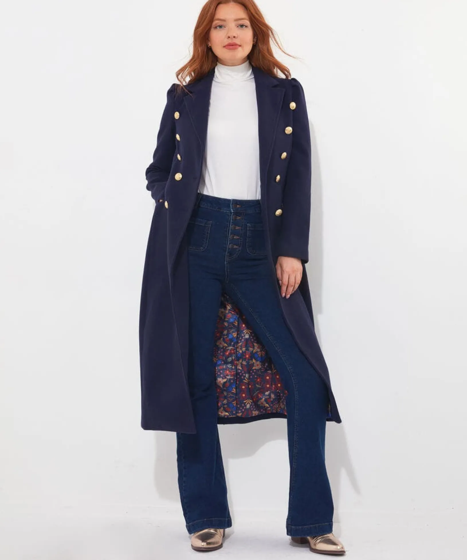 must_have_military_coat_3.webp Shop Women's Collection | Occasion Outfits | Coats & Jackets | Top Picks | Top Picks | Women's Joe Browns Must Have Military Coat Navy