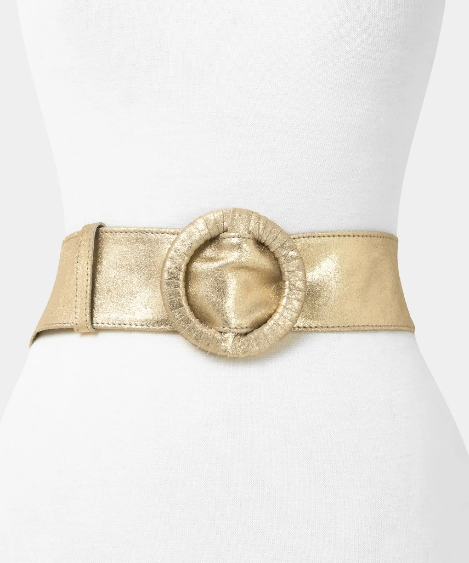 my_saviour_soft_leather_b_0.webp Gifts | Accessories & Jewellery | Women's | Women's Joe Browns My Saviour Soft Leather Belt Gold / Silver