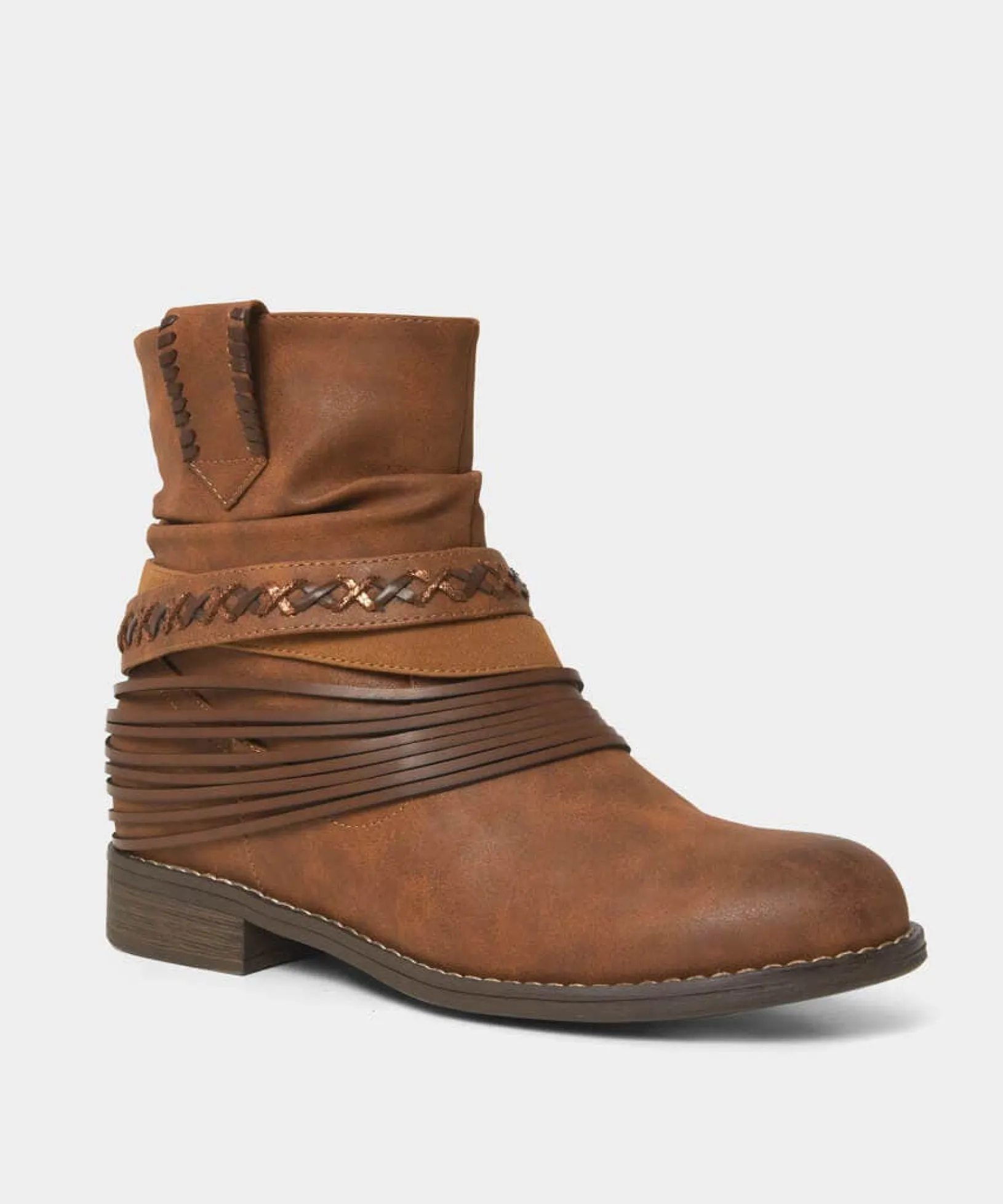 new_mexico_boho_ankle_boo_1.webp Ankle Boots | Boots & Shoes | Sale Boots & Shoes | Top Picks | Women's | Women's Joe Browns New Mexico Boho Ankle Boots Tan