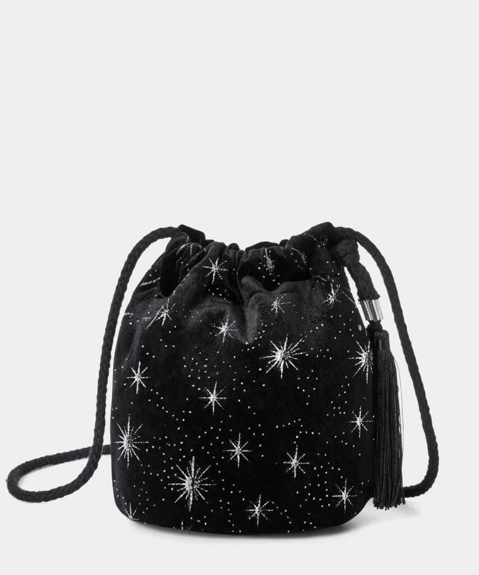 night_star_velvet_bag_0.webp Gifts | Handbags & Purses | Accessories & Jewellery | Sale Handbags & Purses | Women's | Women's | Women's | Women's Joe Browns Night Star Velvet Bag Black Multi