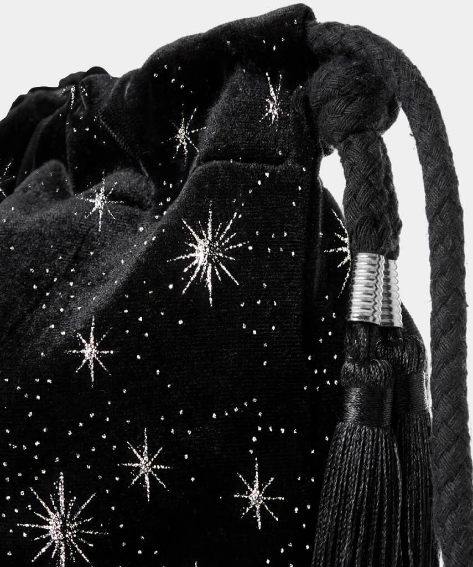 night_star_velvet_bag_3.webp Gifts | Handbags & Purses | Accessories & Jewellery | Sale Handbags & Purses | Women's | Women's | Women's | Women's Joe Browns Night Star Velvet Bag Black Multi