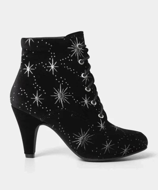 Knee High Boots | Ankle Boots | Party Footwear | Gifts | Boots & Shoes | Sale Boots & Shoes | Top Picks | Top Picks | Top Picks | Women's | Women's | Women's Joe Browns Night Star Velvet Bootees Black