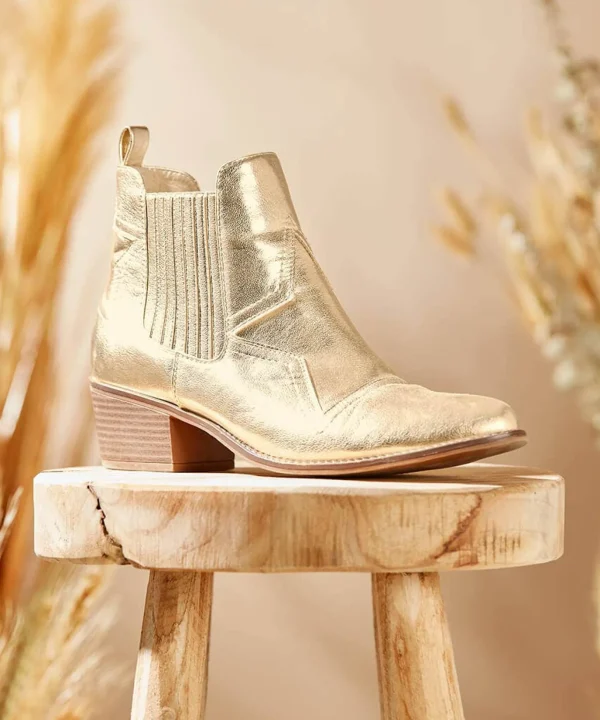 Knee High Boots | Ankle Boots | Party Footwear | Boots & Shoes | Top Picks | Top Picks | Top Picks | Women's Joe Browns Night Star Western Boots Gold