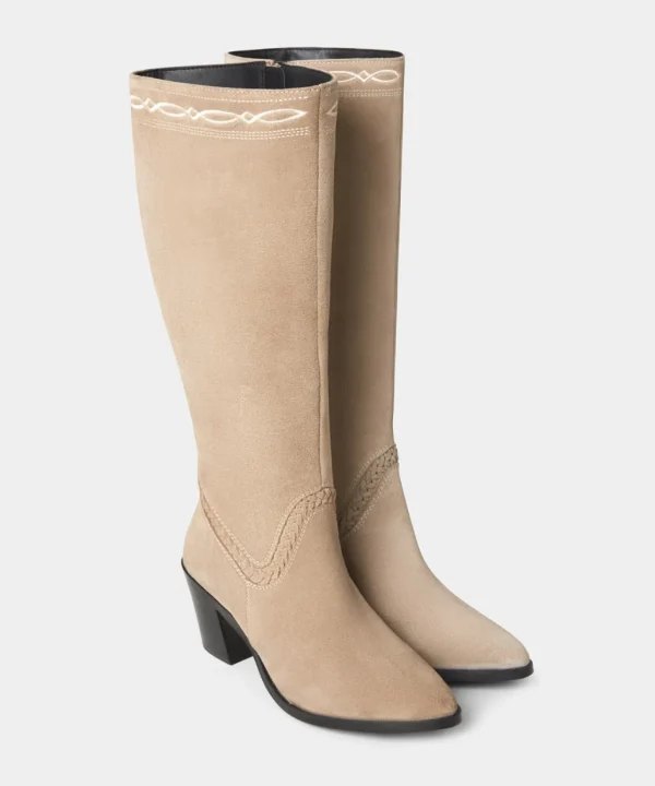 Knee High Boots | Boots & Shoes | Sale Boots & Shoes | Top Picks | Women's | Women's Joe Browns No Comparison Suede Boots Natural