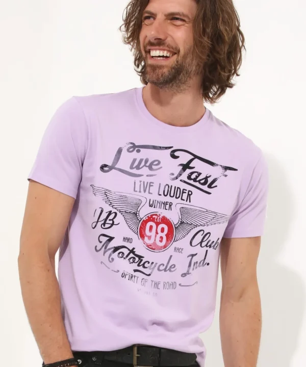 Shop Men's Collection | Graphic T-Shirts | Tops & T-Shirts | Sale Tops & T-Shirts | Top Picks | Top Picks | Men，s | Men，s Joe Browns No Glory Tee Lilac
