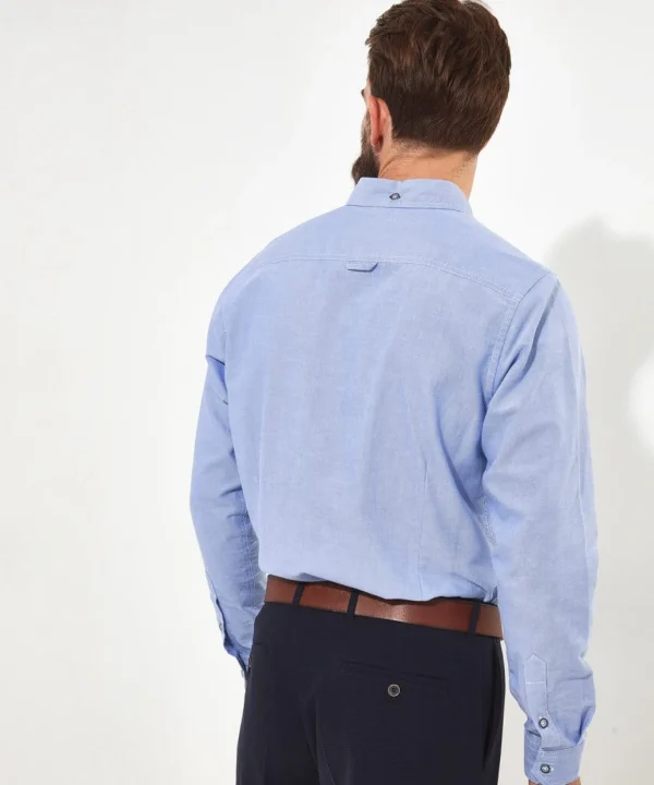 Work Shirts | Shirts | Top Picks | Men，s Joe Browns No Ordinary Oxford Shirt Blue