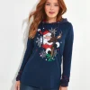 Shop Women's Collection | Tops, Tunics & Blouses | Half Price Christmas Styles | Sale Tops, Tunics & Blouses | Top Picks | Women's | Women's | Women's Joe Browns Novelty Sweat Navy