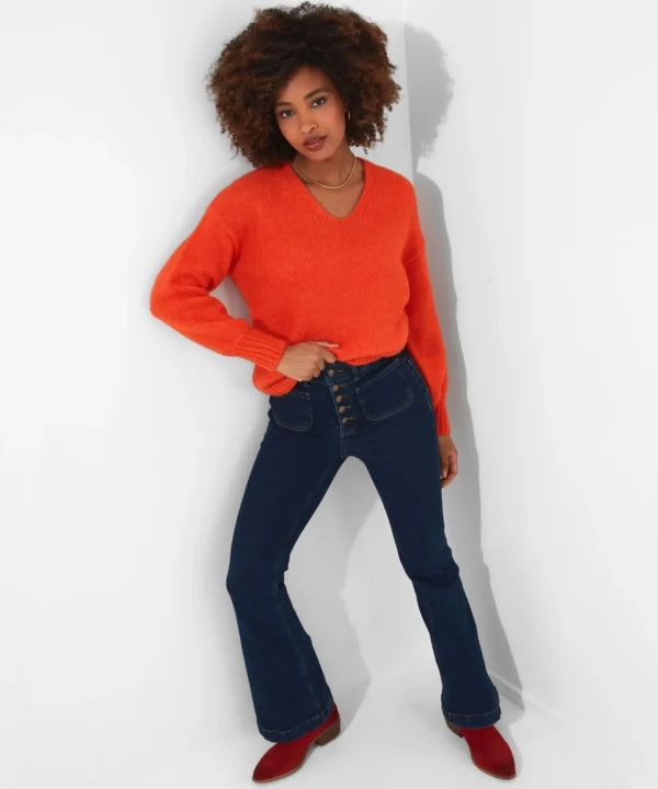 Shop Women's Collection | Cardigans & Coatigans | Sale Knitwear & Jumpers | Top Picks | Top Picks | Women's Joe Browns Oh So Cosy Jumper Orange