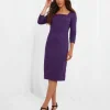 Sale Dresses | Women's Joe Browns Oh So Vintage Button Back Dress Navy