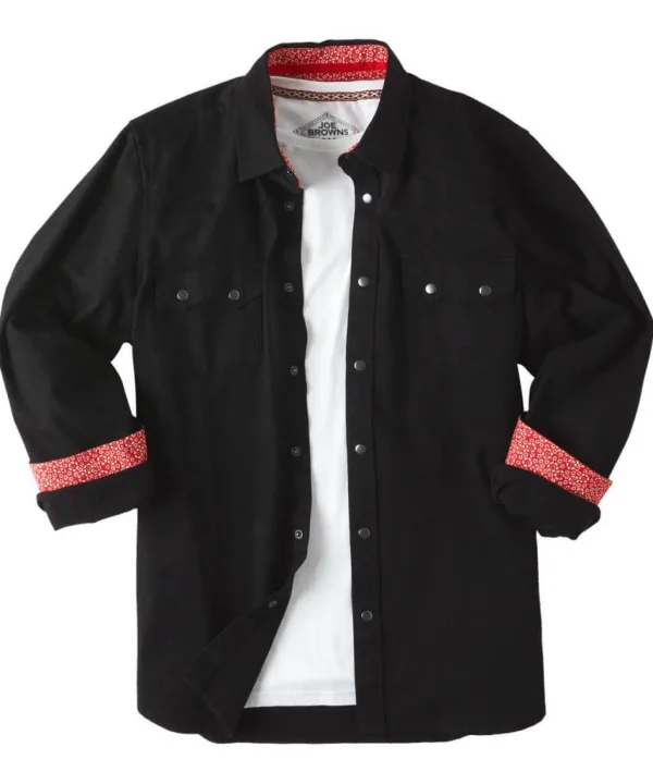 Shirts | Men，s Joe Browns On The Road Shirt Black