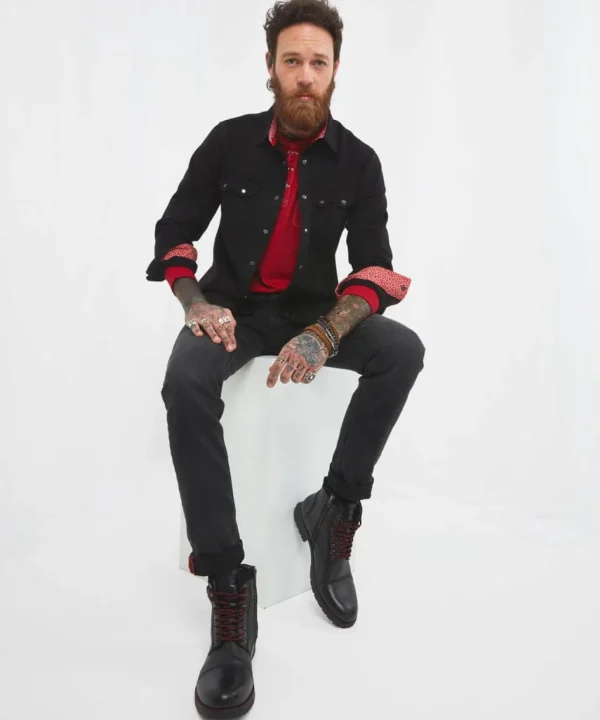 Shirts | Men，s Joe Browns On The Road Shirt Black